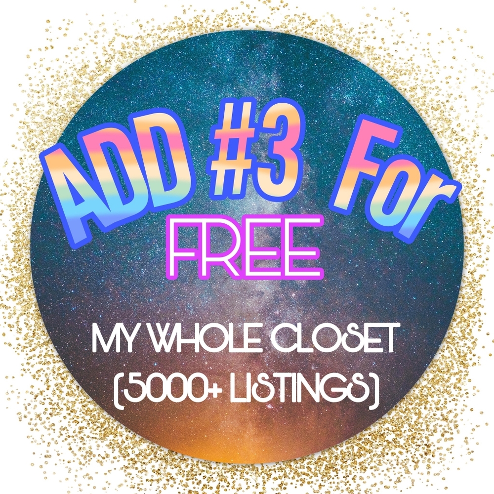 Yep! 3rd item always FREE ✨️✨️ OVER 5000 LISTINGS! BUNDLE FOR YOUR BEST DEAL! - Picture 2 of 2